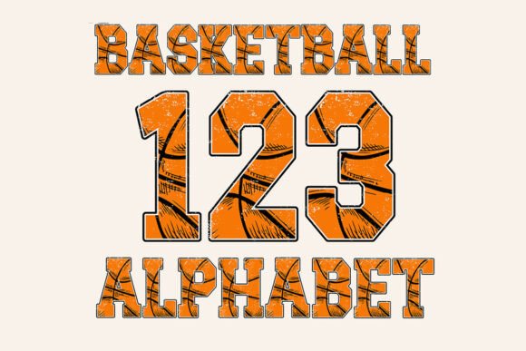 Basketball Alphabet Sports Varsity: Design Your Game Day Graphics