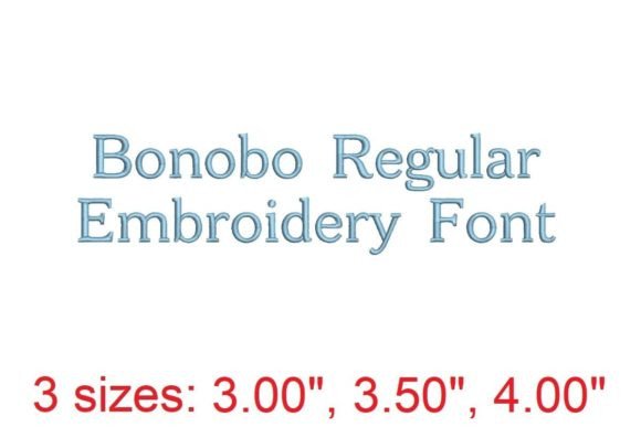 Bonobo Regular: A Font That Weaves Character Into Every Stitch