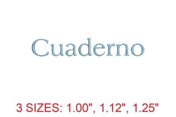 Cuaderno Embroidery Font: Stitching Sophistication into Your Designs