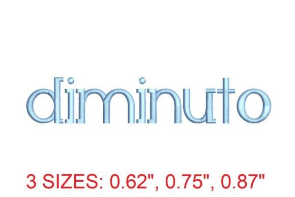 Diminuto RG: The Embroidery Font for Modern Crafters