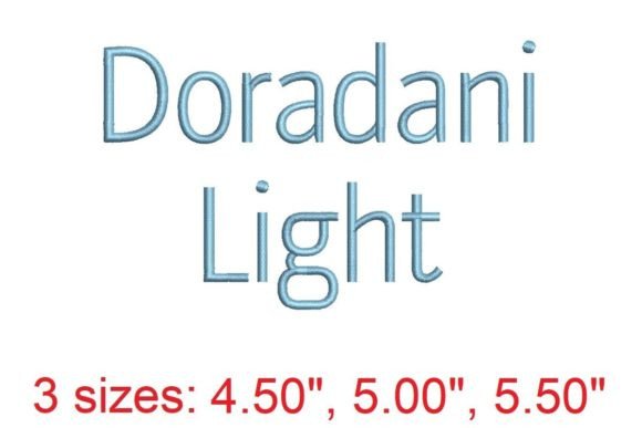 Dorandani LT Embroidery Font: A Stitch of Elegance