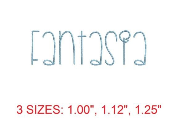 Enchant Your Projects with the Fantasia Embroidery Font