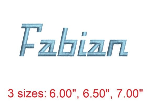 Fabian Embroidery Font: Stitching Style into Every Project