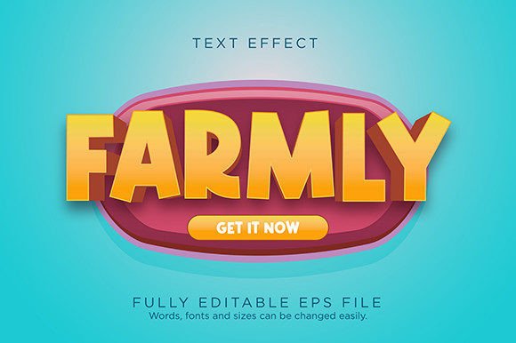 Farmly Game UI Button Text Effect Font: A Design Deep Dive