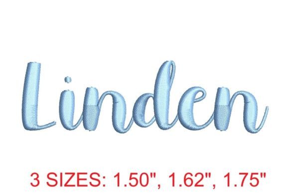 Linden Embroidery Font: Crafting Elegance in Every Stitch