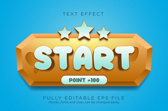 Mastering the Start Game UI Button Text Effect Font