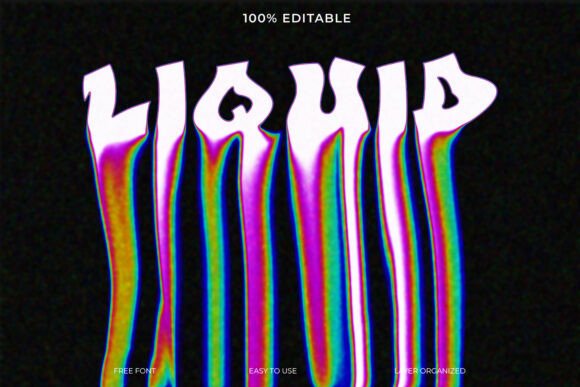 Melt Into a Rainbow: The Liquid 3D Text Effect That Pops