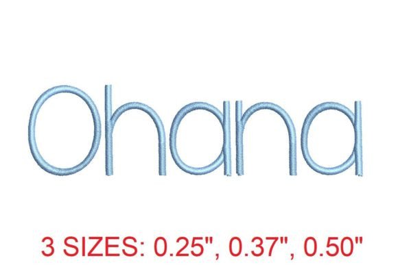 Ohana Embroidery Font: A Designer's Guide to Stitching Perfection