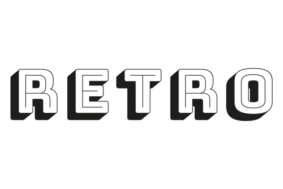 Retro Sign: A Vintage Font with Old Game Charm