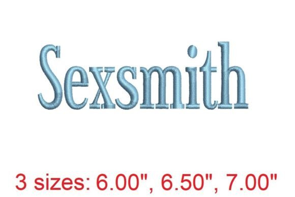 Sexsmith Embroidery Font: Crafting Timeless Elegance
