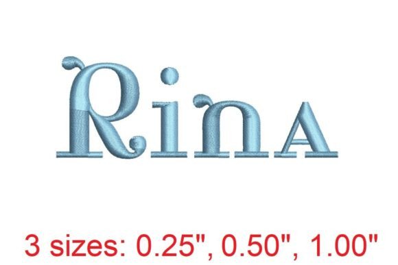 Stitching Sophistication: The Rina Embroidery Font