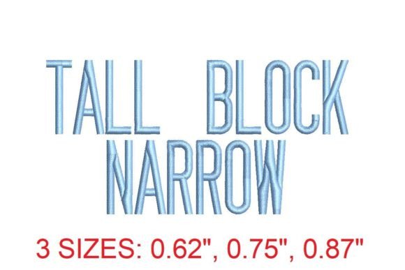 Tall Block Narrow: A Font for Modern Branding